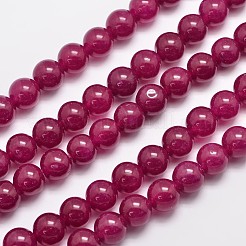 Natürliche und gefärbte Perle Malaysia Jade Stränge&nbsp;G-A146-10mm-A15
