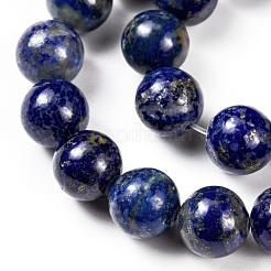 Natürliche Lapislazuli runde Perlen Stränge&nbsp;G-I181-09-10mm