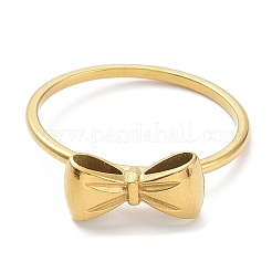Anelli per dita in acciaio inossidabile 304 placcati ioni (ip)&nbsp;RJEW-K224-16G-03