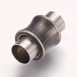 Fermoirs magnétiques en acier inoxydable 304 avec emembouts collées&nbsp;STAS-F124-04
