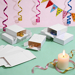 Boîtes d'expédition pliables en papier kraft&nbsp;CON-WH0100-75