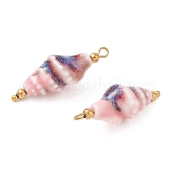 Pendentifs en porcelaine fait à la main&nbsp;STAS-Q119-29G-03