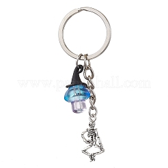 Décoration pendentif en alliage et verre pour Halloween&nbsp;KEYC-JKC00898