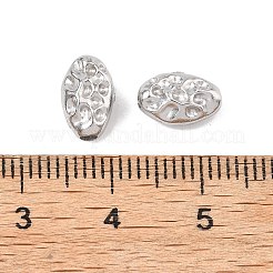Gehämmerte Perlen aus Edelstahl 304&nbsp;STAS-B127-01P-01