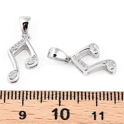 Rhodiniertes 925 Sterlingsilber&nbsp;STER-T007-30P