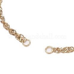 Realizzazione di bracciali a catena in acciaio inossidabile 304 Singapore&nbsp;AJEW-JB01322-01