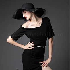 Nastro di pizzo a forma di S in poliestere&nbsp;OCOR-WH0046-95B