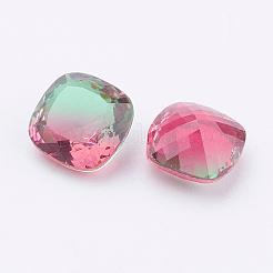 Dos cabochons en strass de verre k9&nbsp;X-RGLA-P018-03-10mm-1