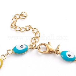 Gliederarmbänder aus 304 Edelstahl&nbsp;X-BJEW-G632-01G-A