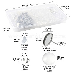 Kits de diy para hacer pendientes redondos y planos&nbsp;DIY-FS0009-21