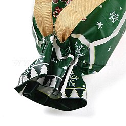 Weihnachtsthema Plastikverpackungsbeutel Kordelzugbeutel&nbsp;ABAG-Q053-03C