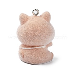 Pendentifs en résine opaque et floconneux&nbsp;RESI-G105-05C