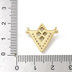 Pendentifs en laiton zircon cubique transparent&nbsp;LS-KK-U046-09G