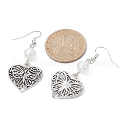 Set di gioielli a forma di cuore in lega di stile tibetano&nbsp;SJEW-JS01287
