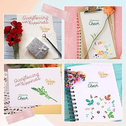 1 Stück transparente Silikonstempel&nbsp;DIY-CP0009-57