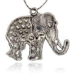 Tibetischen Stil Legierung Strass Anhänger&nbsp;RB-J116-27AS