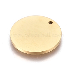 Breloques en acier inoxydable 304 plaquées par ions (IP)&nbsp;STAS-L247-006B-G
