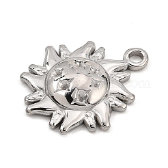 Colgante de acero inoxidable 304 con engastes de rhinestone&nbsp;SA-CBA0563-33P
