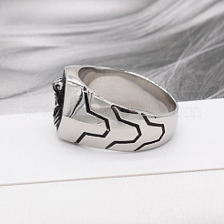 Fingerringe aus chirurgischem Edelstahl 316L für Herren&nbsp;FS-WG2869D-01