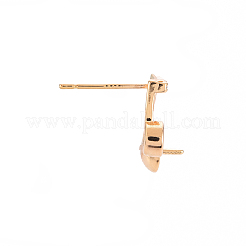 Minuteria in ottone con micro pavé di zirconi chiari&nbsp;KK-T062-230G-NF