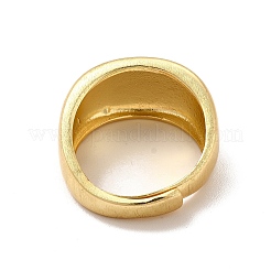 Verstellbare Ringe aus Messing mit Rackbeschichtung&nbsp;RJEW-C050-05G