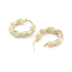 Boucles d'oreilles en laiton&nbsp;EJEW-Q811-37G