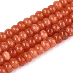 Chapelets de perles en jade blanc naturel teinté&nbsp;X-G-T139-59A-06