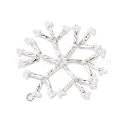 Perles de rocaille de Noël breloques en perles&nbsp;PALLOY-MZ00328-01