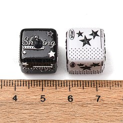 Perles acryliques opaques imprimées style années [1910]&nbsp;AC-CBAC57E-03