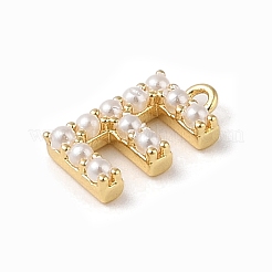 Pendentifs en plastique imitation perle&nbsp;KK-P230-17G-E