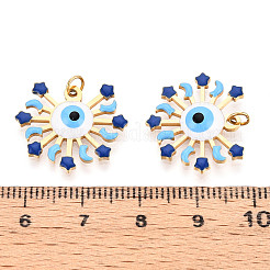 Pendentifs en acier inoxydable 304 émaillés&nbsp;STAS-N115-19B-G