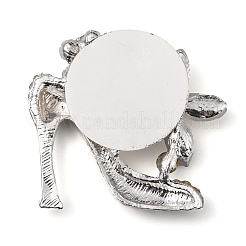 Lega strass cabochon in vetro&nbsp;ALRI-E008-01P