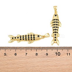 Colgante micropavé cubic zirconia de latón&nbsp;CU-CBAB3AD-10G-04