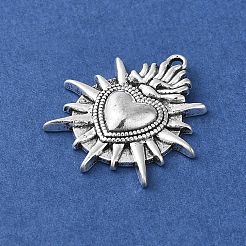 Tibetischer stil Aluminium Anhänger & Charms&nbsp;PALLOY-O002-13AS
