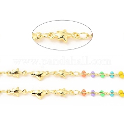 Catene a cuore e stella in ottone&nbsp;CHC-C003-09G