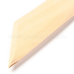 Outil de clapet courbe de sculpture en argile de poterie en bois&nbsp;TOOL-F014-01