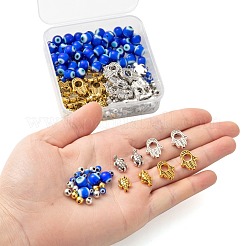 Malocchio e hamsa mano/mano di miriam perline kit per kit di ricerca di gioielli fai da te&nbsp;DIY-LS0003-94