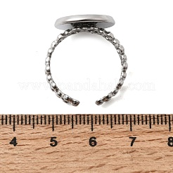 Komponenten eines hohlen Blumen-Manschettenrings aus Edelstahl 304&nbsp;STAS-P454-03D-P