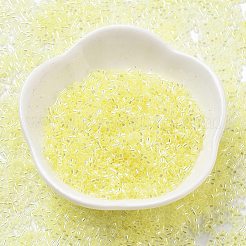 Perles de rocaille en verre de couleurs transparentes&nbsp;SEED-H003-01N