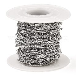 Catene a maglie rettangolari in acciaio inossidabile 304 anti-ossidazione&nbsp;CHS-G025-12P