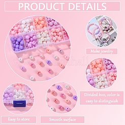 DIY-Kits zur Herstellung von Armbändern aus runden&nbsp;DIY-YW0011-77B