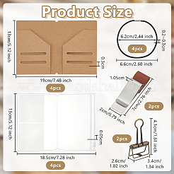 4 sacchetto di carta kraft per conservare gli oggetti&nbsp;DIY-OC0015-13