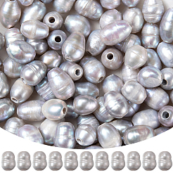 50 pieza de perlas con agujeros grandes&nbsp;PEAR-LT0001-09B