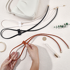 3 Stück 3 Farben PU-Leder Kordelzug für Bucket Bag&nbsp;DIY-CL0001-46