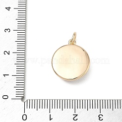 Pendentifs en laiton peints&nbsp;KK-CBAEB58-09G
