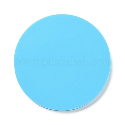Bricolage thème de la fête des mères plat pendentif rond moules en silicone&nbsp;LS-SIMO-H010-02C