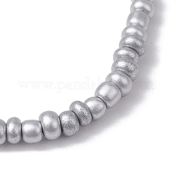 Runde Stretch-Armbänder aus Glassperlen für Damen&nbsp;BJEW-JB10417-01