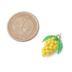 Pendenti a forma di uva con perline di vetro&nbsp;PALLOY-MZ00467-03