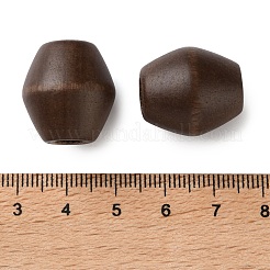 Perles européennes en bois peintes à la bombe&nbsp;WOOD-A029-05A