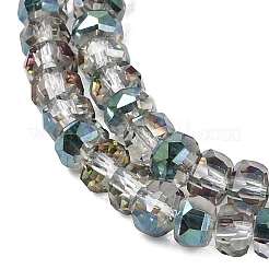 Chapelets de perles en verre électroplaqué&nbsp;GLAA-Q105-03Z